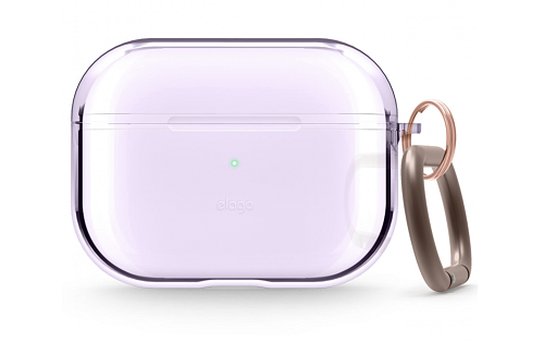 Чехол для наушников Elago Clear Hang case для AirPods Pro, лавандовый